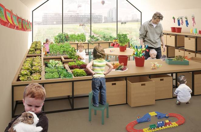 Allowing young children to learn through gardening and tending livestock